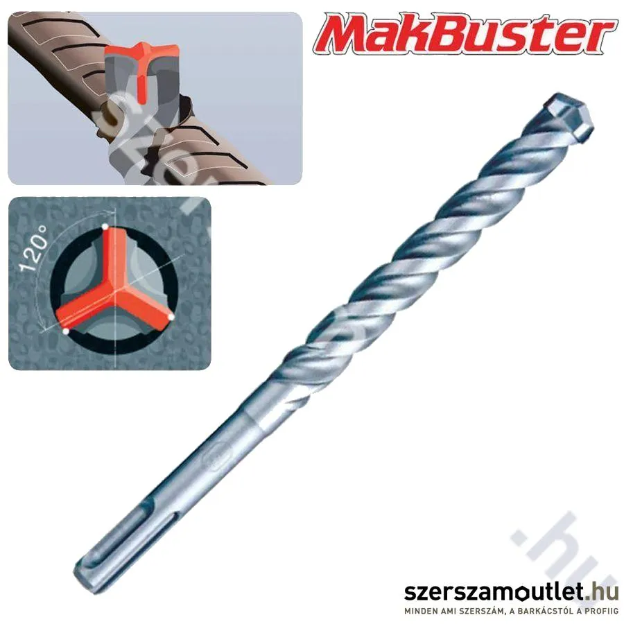 MAKITA SDS-Plus MAKBUSTER 3 élű fúrószár 5x160/100 mm