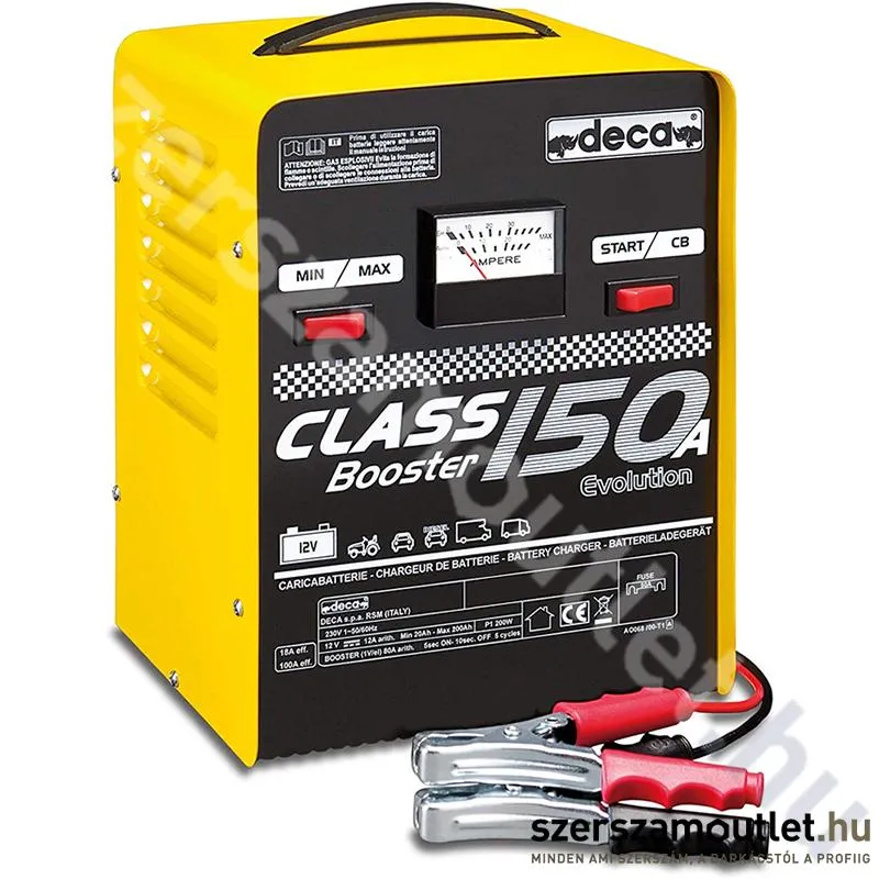 DECA CLASS BOOSTER 150A akkumulátor töltő, gyorsindító, bikázó (24-340600)
