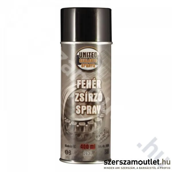 UNITED SEALANTS Fehér zsírzó spray 400ml (US5030)