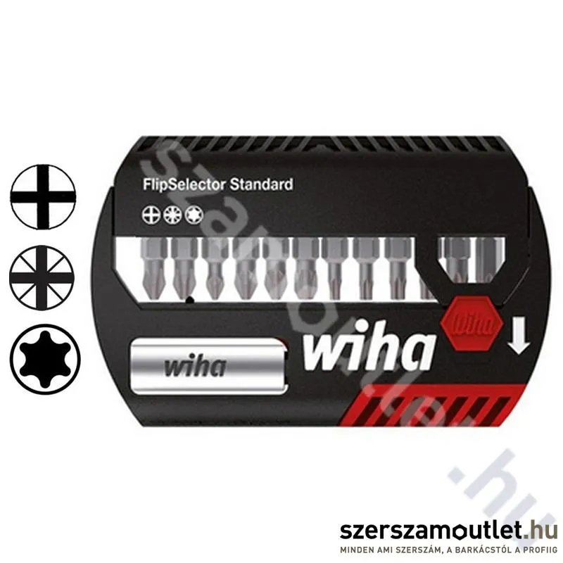 WIHA FlipSelector Standard bit készlet 13 részes PH+PZ+TX (7947-904/39040)