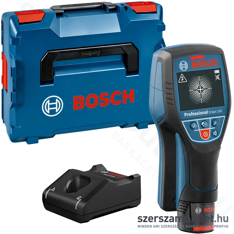 BOSCH D-TECT 120 Akkus falszkenner L-Boxxban (1x2,0Ah/12V) (0601081301) ...