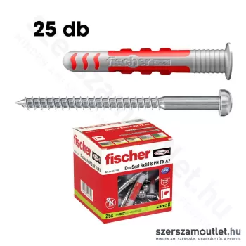 FISCHER DUOSEAL Tömítő dübel 8x48mm + lencsefejű csavar 6,0x70mm S PH ...