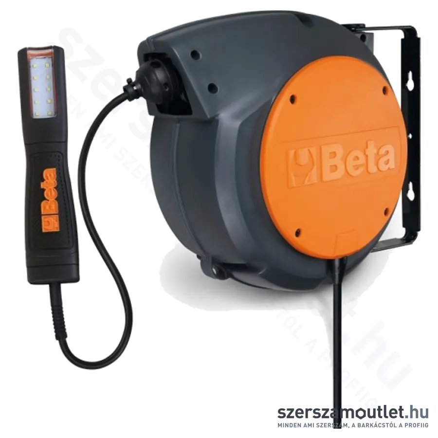 BETA 1842 LED lámpával szerelt automata kábeldob 15+1m 100-240Vac ...
