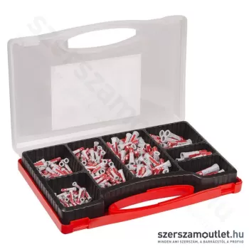 FISCHER Red-Box DUOPOWER Műanyag dübel készlet [280db/doboz] (535973) ...